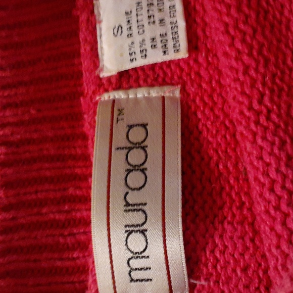 Vintage gorgeous western  maurada sweater  pink!  Says size small but runs large - Picture 4 of 4